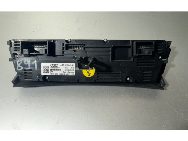 Блок управления климат-контролем 4G0820043H, A2C53400296 Audi A6 S6 C7 4G