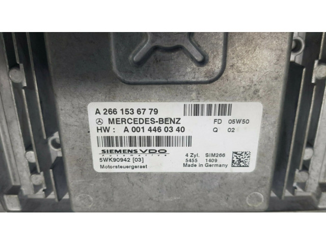 Řídící jednotka A2661536779, nr1797 Mercedes-Benz A W169 2006