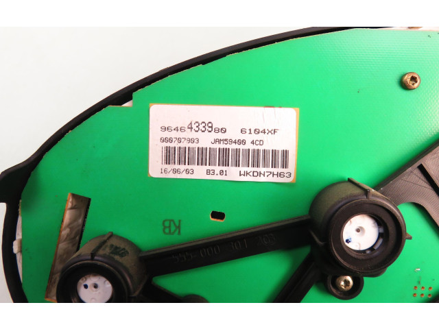 Спидометр (приборный щиток) 9646433980 Citroen Berlingo