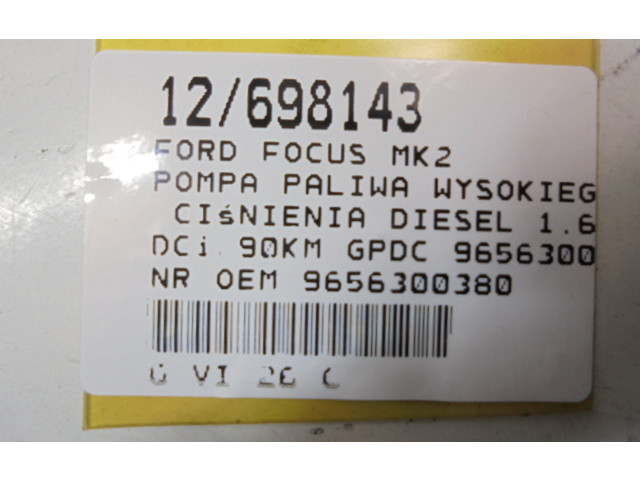 Vstřikovací čerpadlo 9656300380, 9656300380 Ford Focus C-MAX