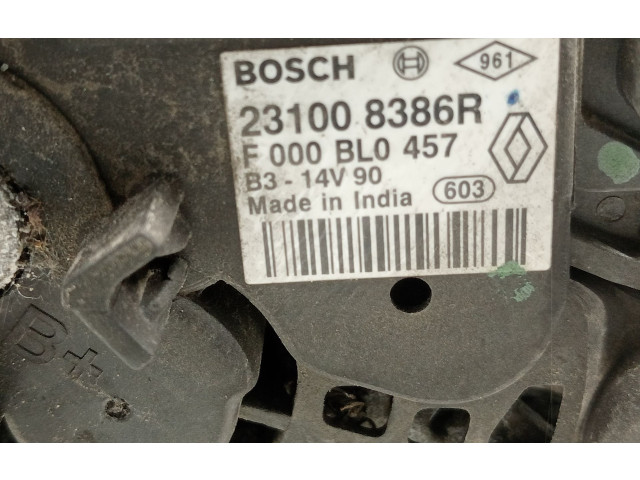 Генератор 231008386R, F000BL0457   Dacia Sandero      