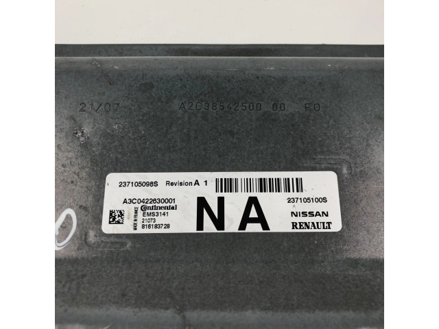 Блок управления двигателем Блок управления 237105098S, 237105100S Dacia Duster II