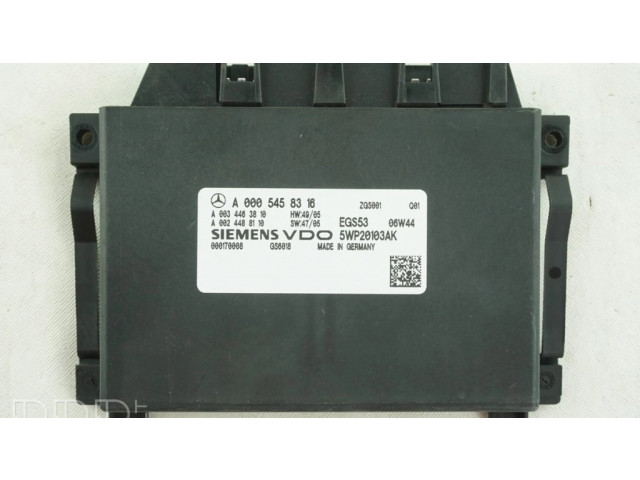 Блок управления коробкой передач A0005458316, 5WP20103AK   Mercedes-Benz Sprinter W906