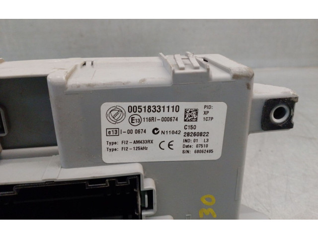 Pojistková skříňka Řídící jednotka BSM 518331110, 28260822   Fiat Doblo 2010