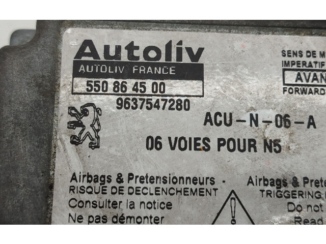 Блок подушек безопасности 9637547280 Peugeot 306