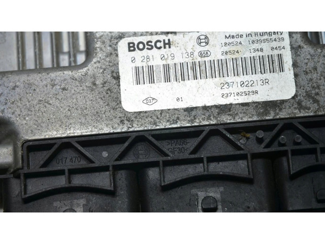 Блок управления двигателя 237102213R, 237102213R Dacia Lodgy
