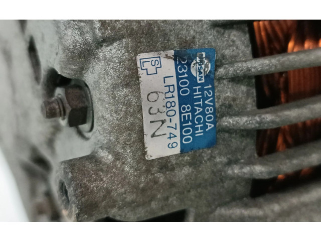 Генератор 80A, 231008E100 Nissan Almera