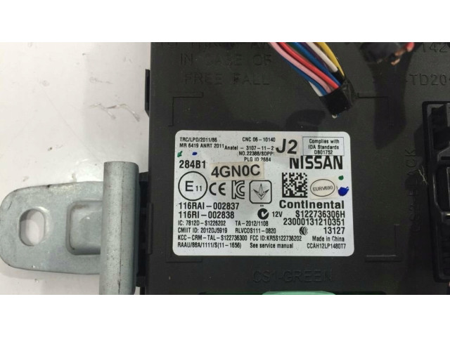 Блок комфорта 284B14GN0C   Infiniti Q50   