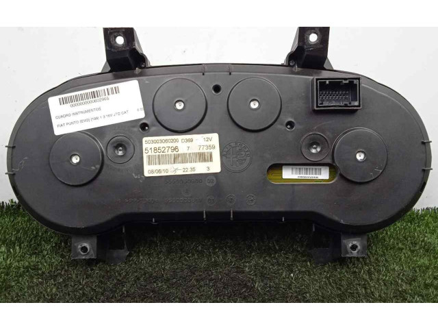 Přístrojová deska Fiat Punto Evo 2010