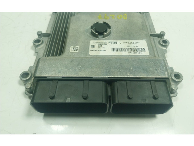 Блок управления двигателя 9851418180 Citroen C3 Aircross