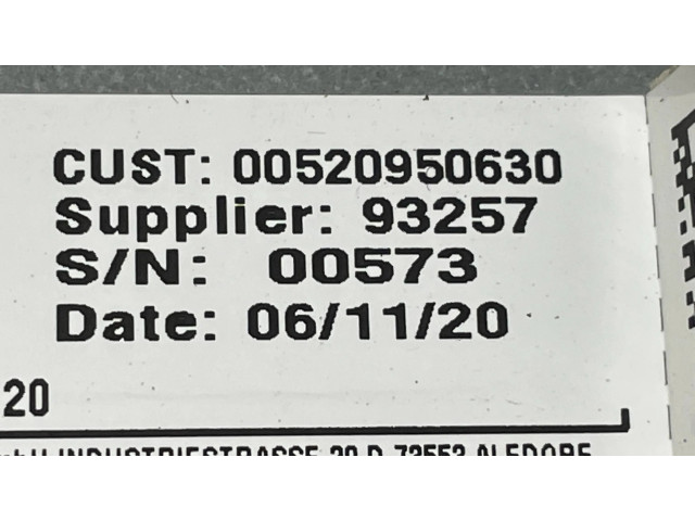 Подушка безопасности пассажира 00520950630 Jeep Renegade