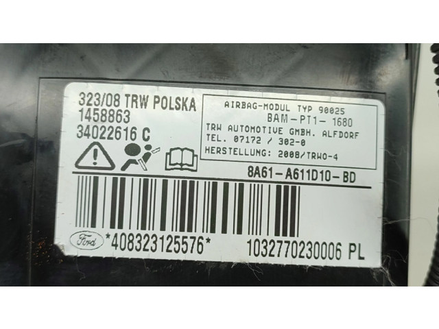 Подушка безопасности в сиденье 8A61A611D10BD Ford Fiesta