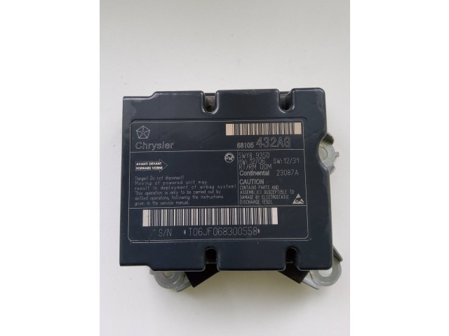 Блок подушек безопасности 68105432AG, T06JF068300558   Chrysler Town & Country V
