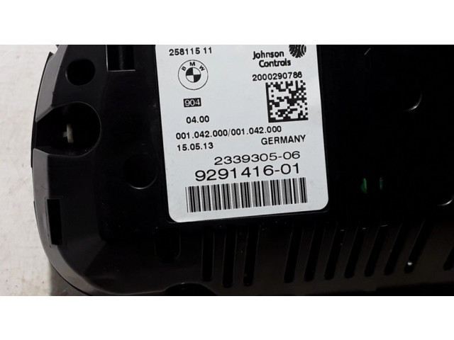 Přístrojová deska BMW 5 F10 F11 2013 9291416