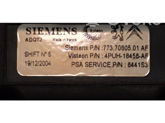 Вентилятор печки    77370805, 6441S3   Citroen C5