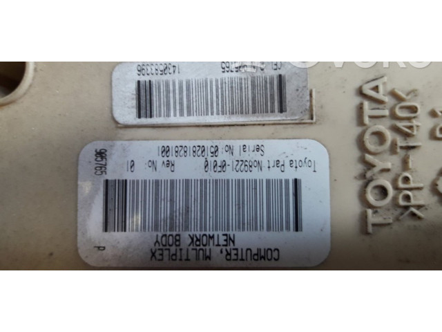 Блок предохранителей  892210F010, 892210F010   Toyota Corolla Verso AR10    