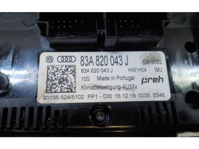 Блок управления климат-контролем 83A820043JIMJ, 83A820043J Audi A1