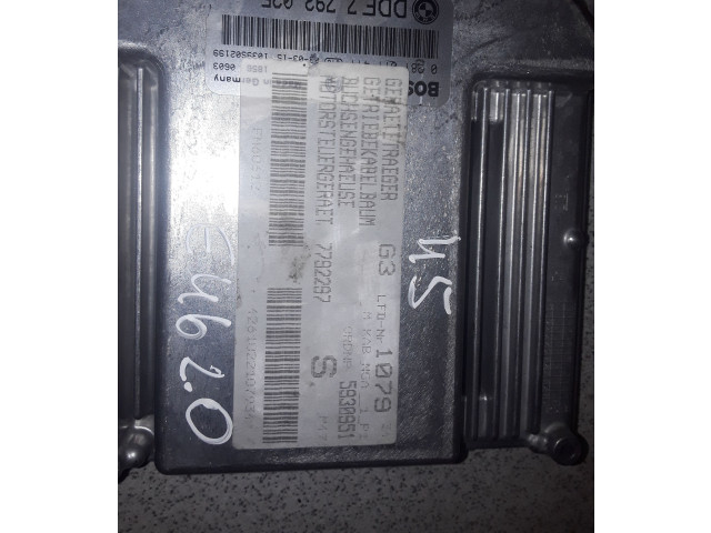 Блок управления двигателя 0281011411, 7792025 BMW 3 E46