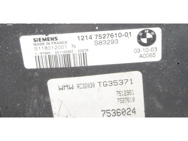 Блок управления двигателя 7527610, S118012001 Mini One - Cooper R50 - 53