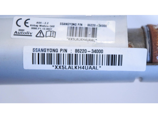 Боковая подушка безопасности 8622034000 SsangYong Korando