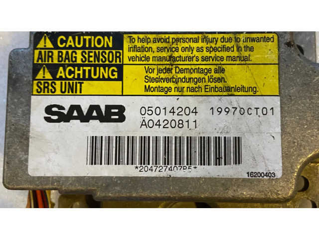 Блок подушек безопасности 19970CT01, 05014204 Saab 9-5