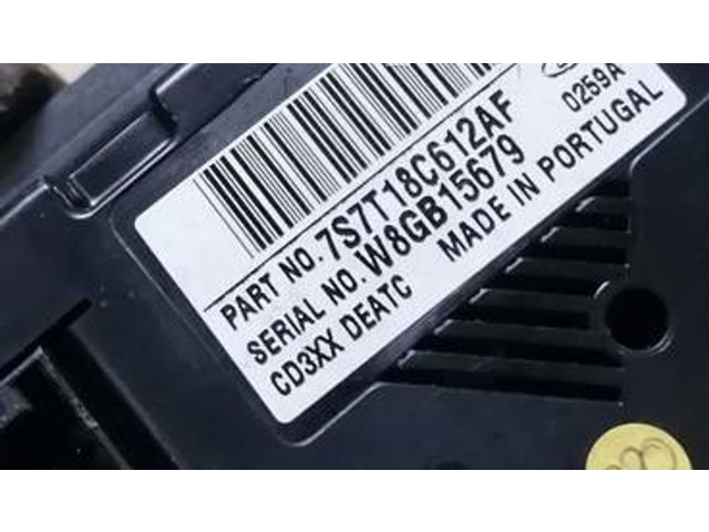 Блок управления климат-контролем 7S7T18C612AF, 0259A Ford S-MAX