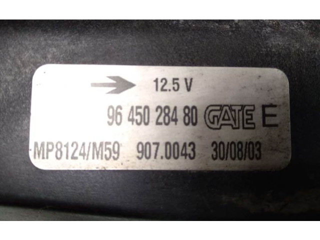 Вентилятор радиатора 9645028480 Citroen Berlingo 1.9