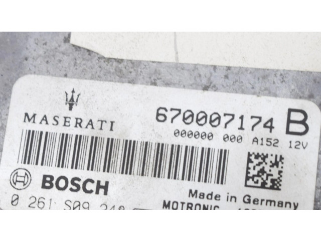 Блок управления двигателя 0261S09248, 1039S62152 Maserati Ghibli