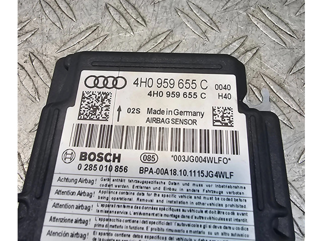 Блок управления надувных подушек 4H0959655C, 0285010856 Audi A6 S6 C7 4G