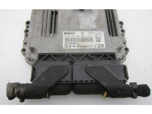 Блок управления двигателя 51892671, 0281017806 Lancia Delta III