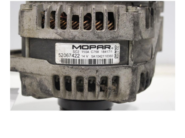 Генератор 00501507820 Jeep Renegade