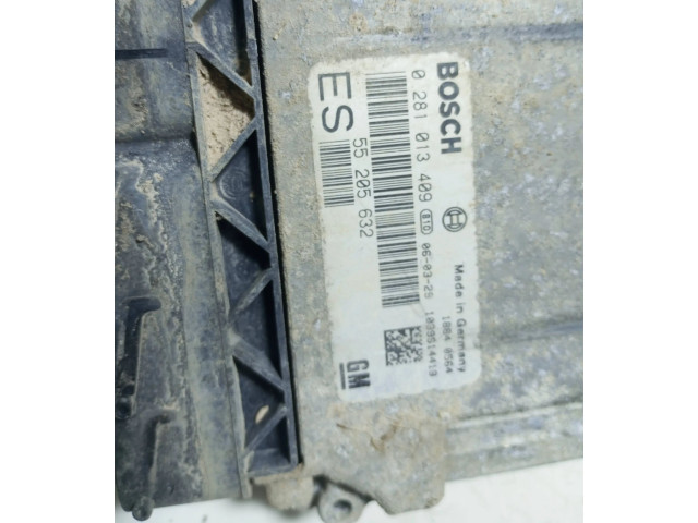 Řídící jednotka 55205632, 0281013409 Opel Vectra C 2008