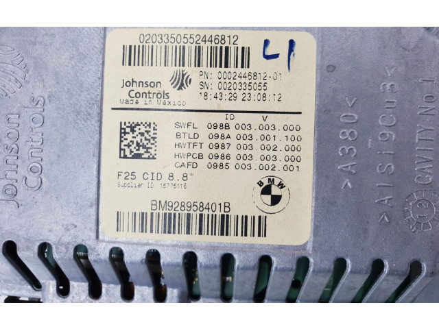 Дисплей BMW X3 F25