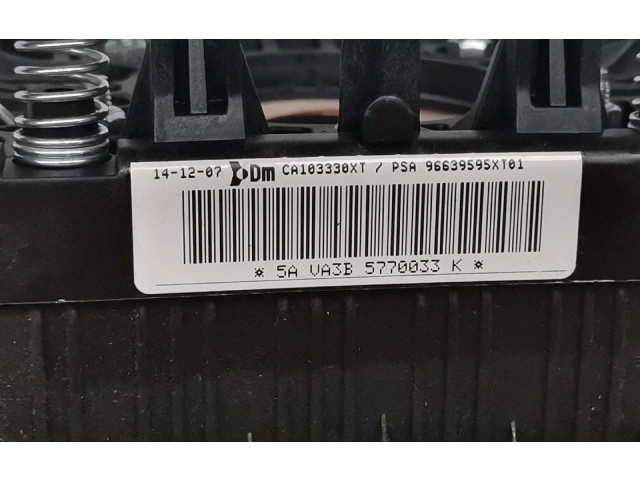 Подушка безопасности водителя 96639595XT Citroen Berlingo