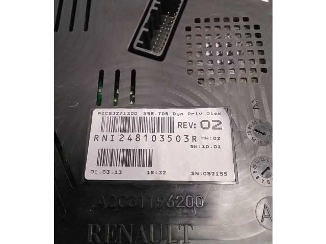Přístrojová deska Renault Megane III 2013 248103503R, A2C31196200