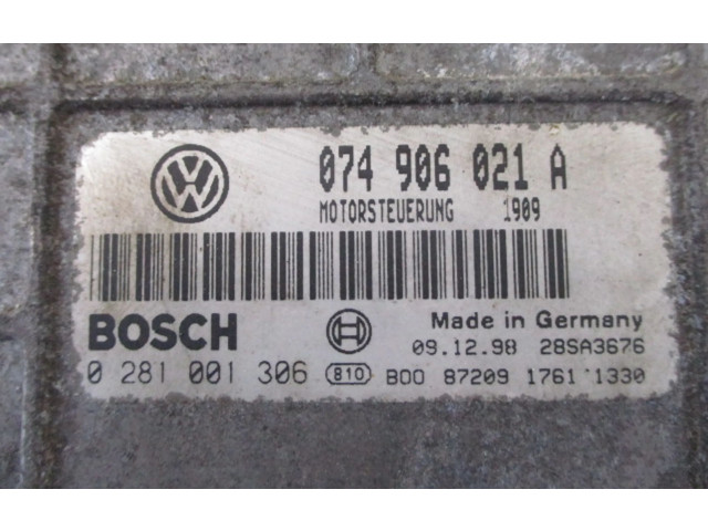 Блок управления двигателем Блок управления 074906021A, 074906021A   Volkswagen Transporter - Caravelle T4