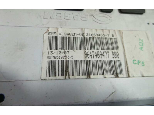 Дисплей    9647409477, SAGEM   Citroen C2