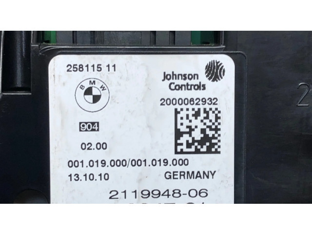 Přístrojová deska BMW 5 F10 F11 2011 9249347, 2000062932