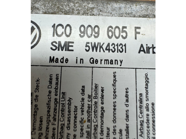 Блок подушек безопасности 1C0909605F, 5WK43131   Skoda Fabia Mk2 (5J)