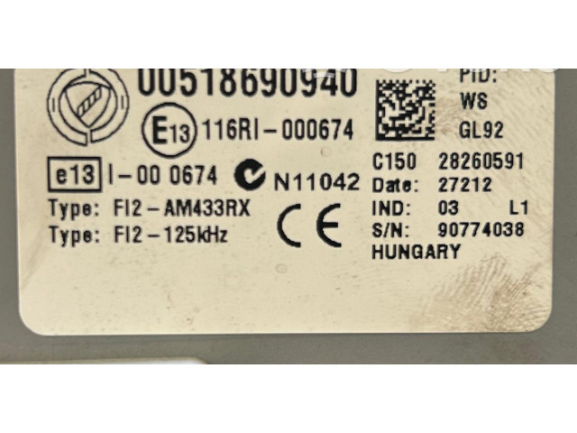 Řídící jednotka 199A9000 Fiat Punto Evo 2012