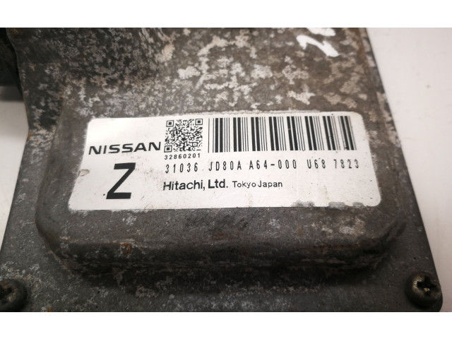 Блок управления двигателя JD80AA64000 Nissan X-Trail T31