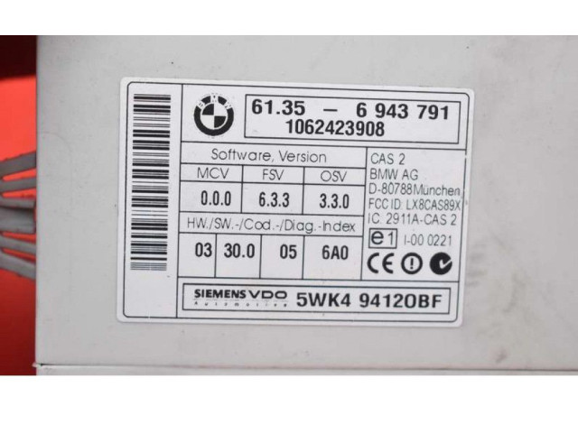 Блок комфорта 6943791, 6943791 BMW X3 E83