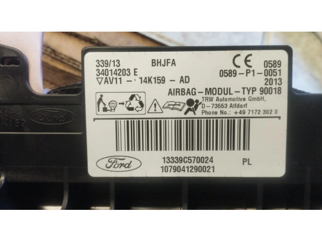 Боковая подушка безопасности 34014203E, 0589P10051   Ford B-MAX