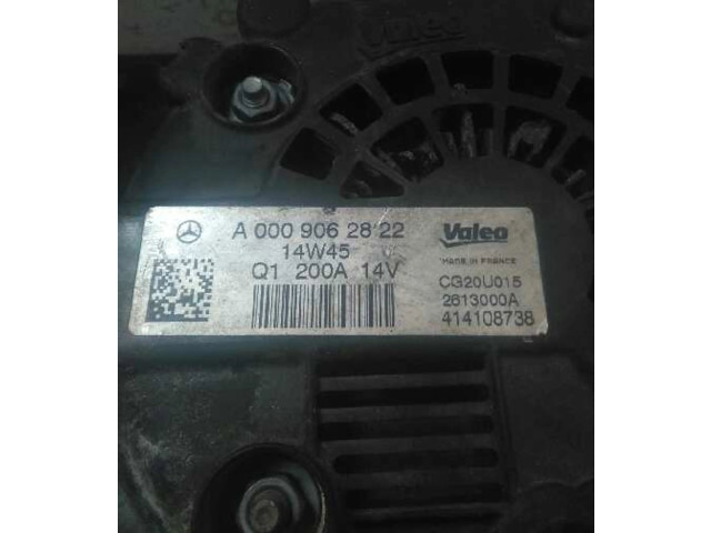 Генератор A0009062822, 6CANALES   Mercedes-Benz Vito Viano W447      