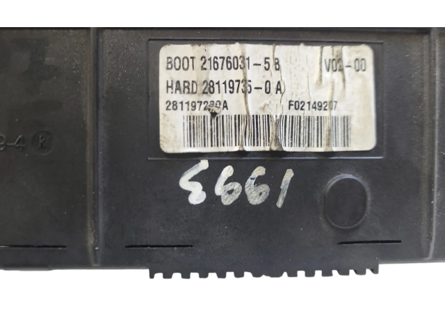 Блок комфорта 9663510180, 216761594 Citroen C-Crosser