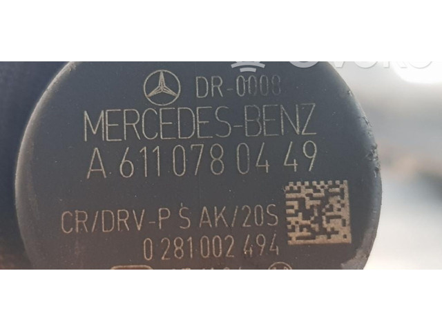 Vstřikovací lišta A6110780449 Mercedes-Benz B W245 640940