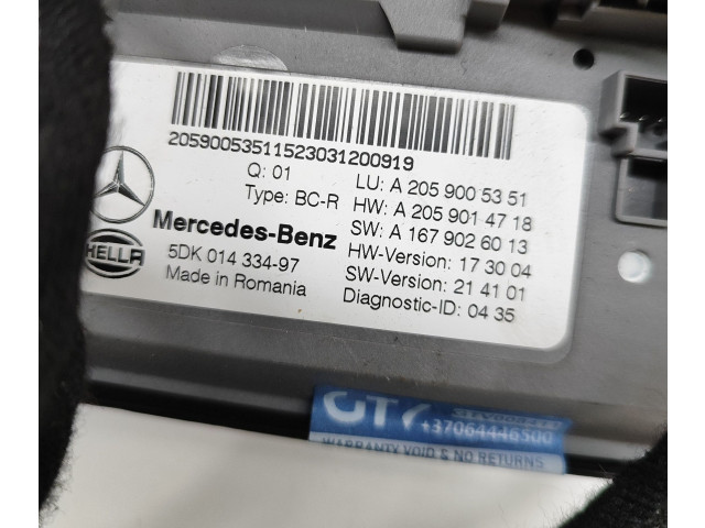 Блок комфорта A2059005351, A2059014718 Mercedes-Benz EQC