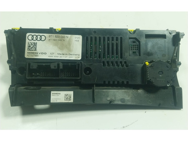 Блок управления климат-контролем 8T1820043AGXZF, 8T1820043N   Audi A4 Allroad
