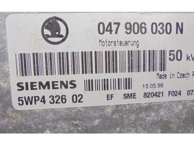 Řídící jednotka 047906030N, 047906030N   Skoda Felicia II 1998