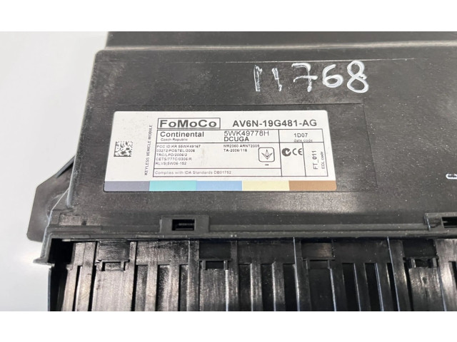 Комфортный модуль AV6N19G481AG, AV6N-19G481-AG   Ford Focus ST